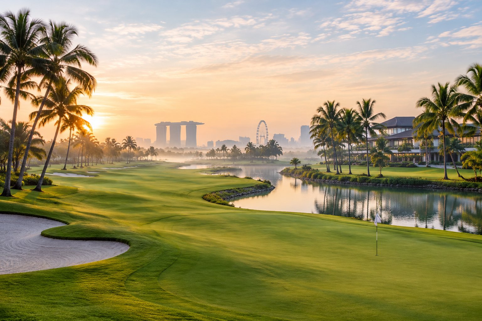 新加坡定制游-高尔夫体验热带球会-Singapore Golf Custom Tour